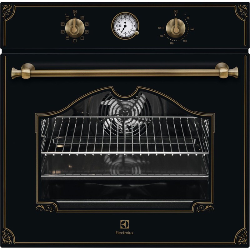 Electrolux Εντοιχιζόμενος Φούρνος Ανω Πάγκου OPEB2520R 600 SurroundCook 72lt Μαύρος