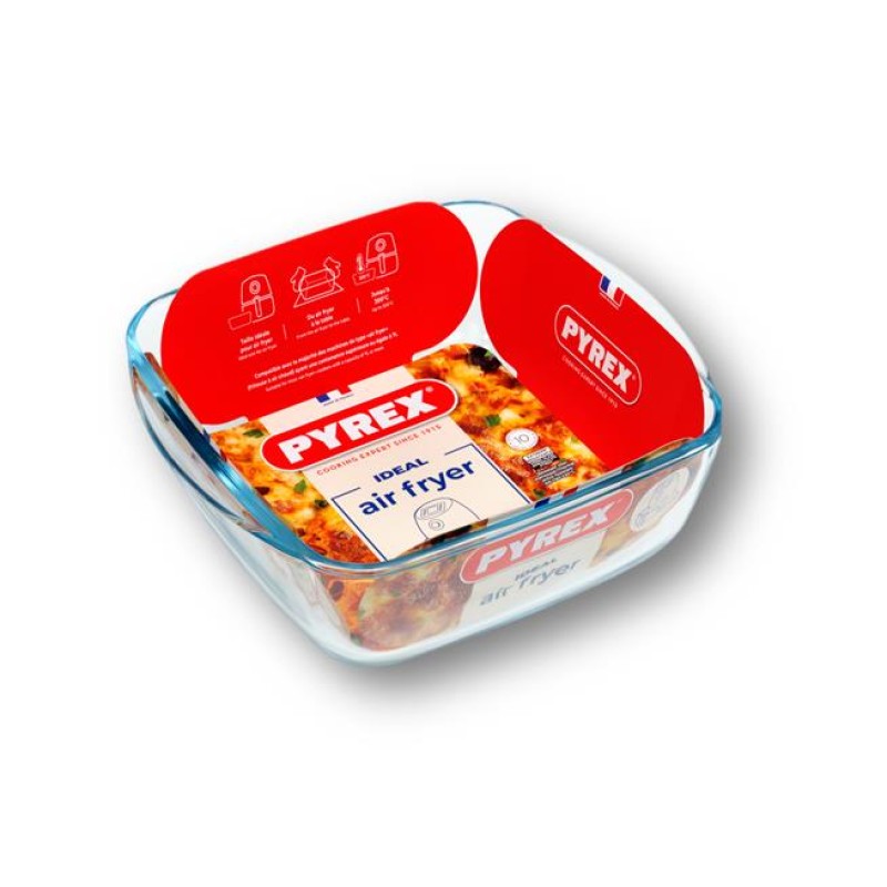 Pyrex Δοχείο Φαγητού Γυάλινο για Air Fryer 25x22cm 333329