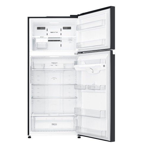 LG Ψυγείο Δίπορτο Full No Frost GTB744BMBED Υ180xΠ78xΒ70cm Μαύρο