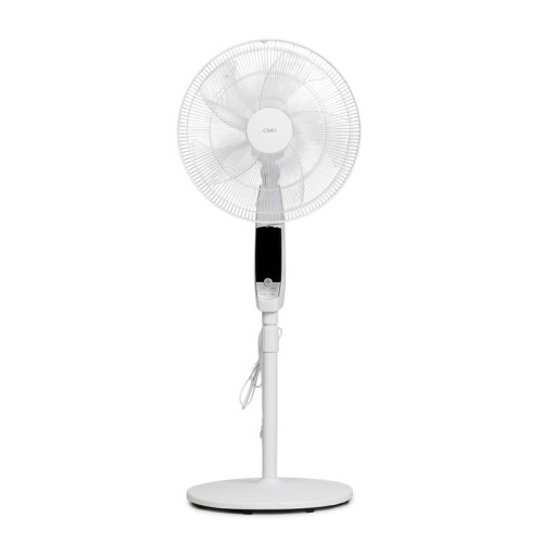 Osio Ανεμιστήρας ορθοστάτης OSF-9010 Λευκός  16'', 3 ταχυτήτων με οθόνη και τηλεχειριστήριο - 50w