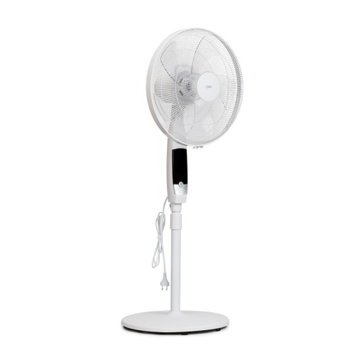 Osio Ανεμιστήρας ορθοστάτης OSF-9010 Λευκός  16'', 3 ταχυτήτων με οθόνη και τηλεχειριστήριο - 50w