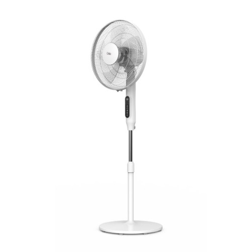 Osio Ανεμιστήρας ορθοστάτης OSF-9015 Λευκός αθόρυβος 16'' με BLDC motor, 24 ταχυτήτων με οθόνη και τηλεχειριστήριο