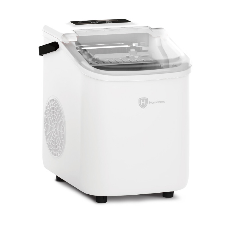HomeVero Παγομηχανή με Ημερήσια Παραγωγή 10kg άσπρη HV-IM1224W