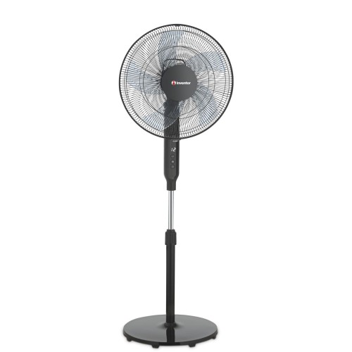 Inventor Ανεμιστήρας Ορθοστάτης FS40BLR Black DC 35W με Τηλεχειριστήριο