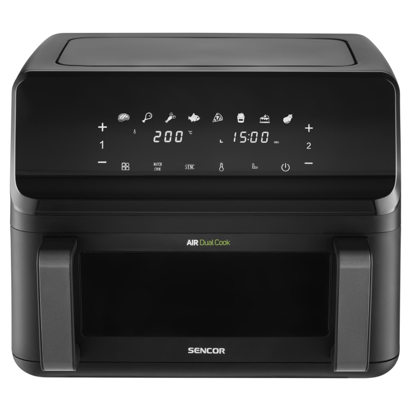 Sencor Φριτέζα Αέρα Vita Fryer SFR 9650BK με διπλό κάδο 9Lt