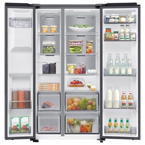 Samsung Ψυγείο Ντουλάπα RS70F64KETEF 640lt Υ178.4xΠ91.2xΒ72.6cm Inox