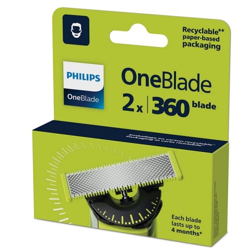 Philips Ανταλλακτική Λεπίδα QP420/50 One Blade 2 τμχ.