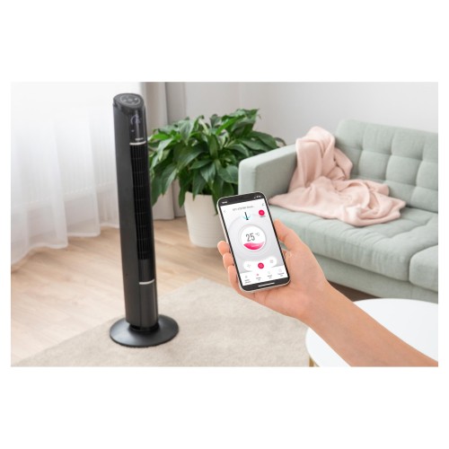 Sencor Ανεμιστήρας Πύργος SFT 4207BK 50W με Τηλεχειριστήριο & WiFi