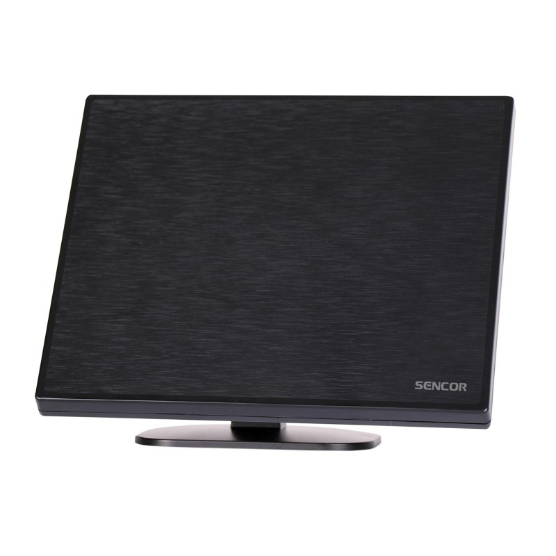 Sencor Εσωτερική Κεραία Τηλεόρασης με Τροφοδοσία AC/DC 12V/50mAh SDA-220 DVB-T2 Μαύρο
