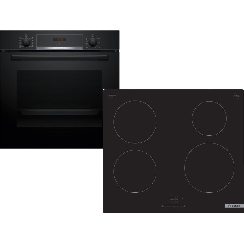 Bosch Σετ Φούρνος HBA514BB3 + Εστία Επαγωγική PUE611BB5E