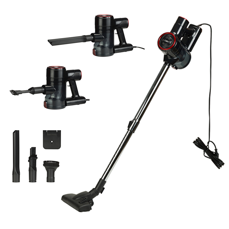 Osio Ηλεκτρική σκούπα Stick 2 σε 1 OVC-4410 Κόκκινη/μαύρη  με καλώδιο 6μ., 0.8L - 600W