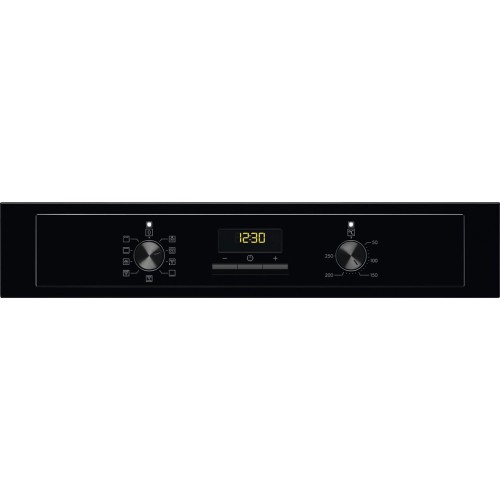 Electrolux Φούρνος Εντοιχιζόμενος Ανω Πάγκου EOF3H50BK Μαύρος