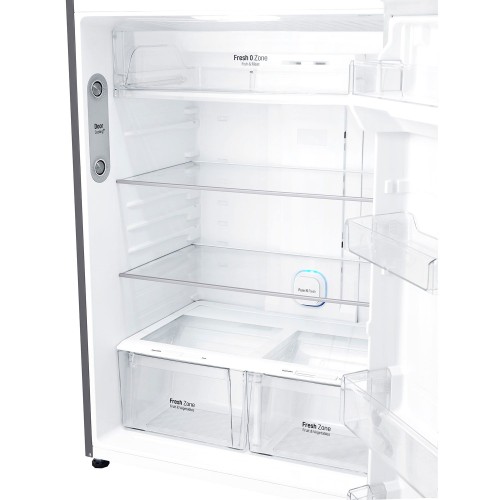 LG Δίπορτο Ψυγείο GTB916PZHED 592lt Full No Frost Υ184xΠ86xΒ73cm Inox