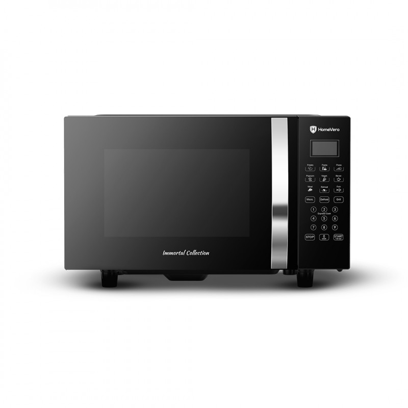 HomeVero Φούρνος Μικροκυμάτων με Λειτουργία Grill & Ψηφιακή Οθόνη 23L