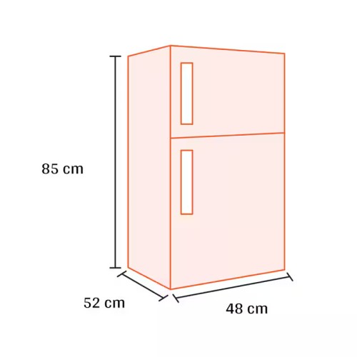 Omnys Ψυγείο Δίπορτο WNT-85IN INOX 85 Lt Inox 
