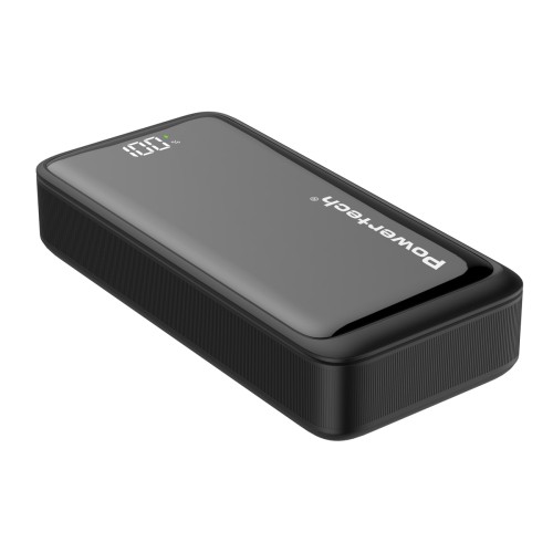 Powertech PowerBank PT-1327 με οθόνη, 20000mAh, 22.5W, μαύρο