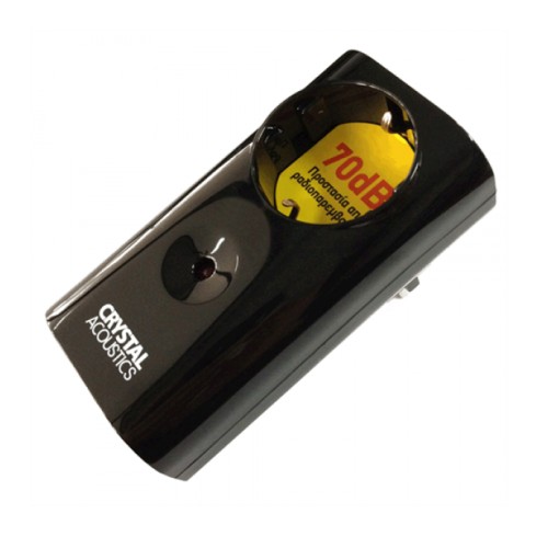 Crystal Audio Μονόπριζο Aσφαλείας CP1-1300-70 Black