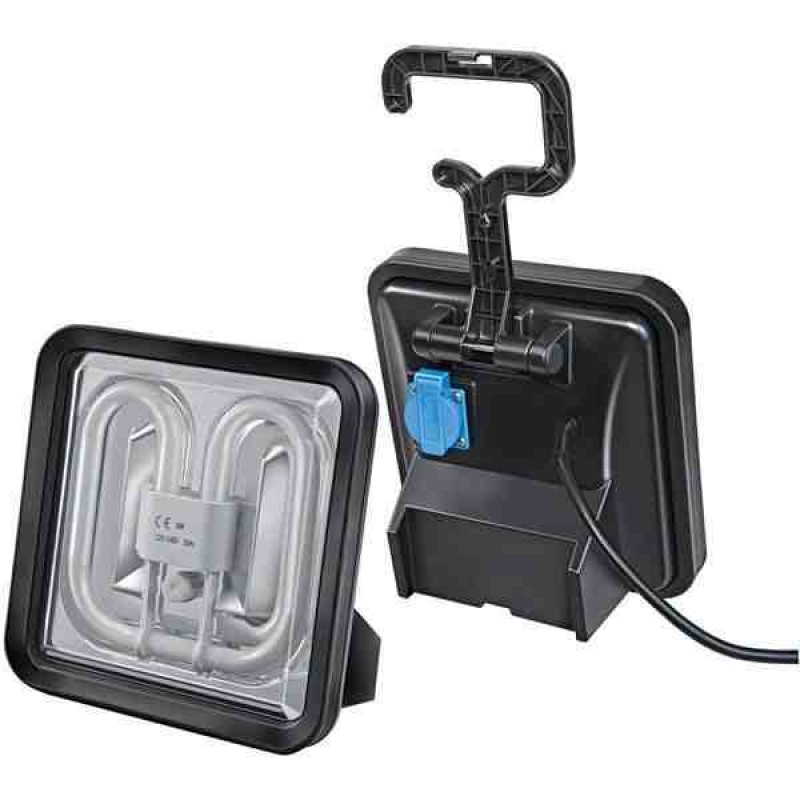 Brennenstuhl Φωτιστικό Εργασίας 38W 1 Πρίζα με Χερούλι Εξωτερικού Χωρού 1172710 1172710