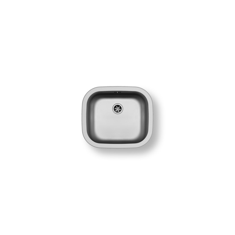 Pyramis Νεροχύτης Ένθετος Kiba Square Λείος 100080001