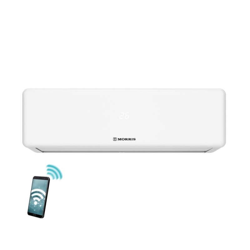 Morris Κλιματιστικό Inverter WFIN-35180 12000 BTU A+++/A+++ με Ιονιστή και Wi-Fi
