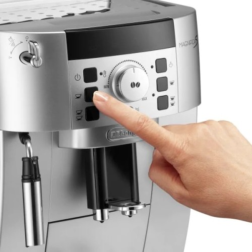 Delonghi Μηχανή Espresso ECAM 22.110.SB Magnifica S με Ενσωματωμένο Μύλο Αλεσης 1450W Πίεσης 15bar Ασημί Μαύρο