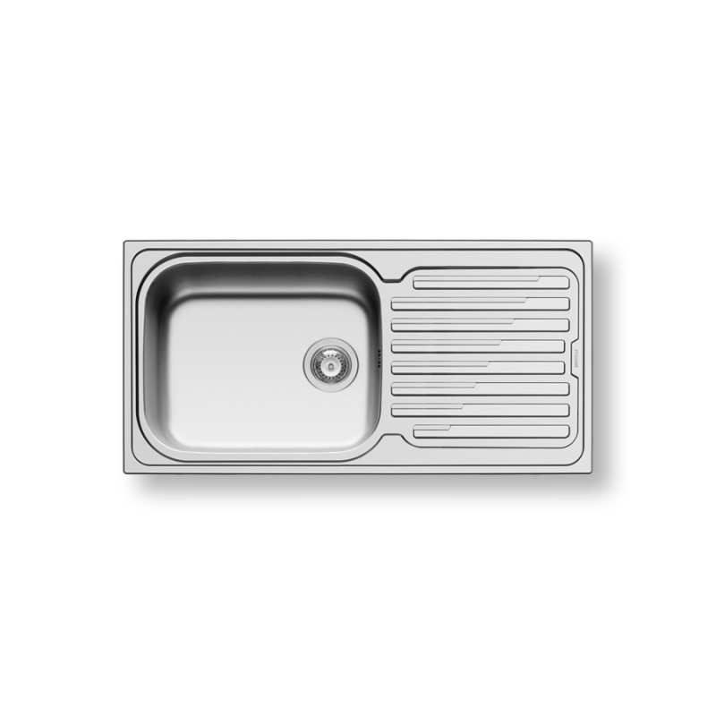 Pyramis Νεροχύτης Ένθετος Αντιστρεφόμενος Λείος Amaltia Plus (100X50) 1B 1D 107118501