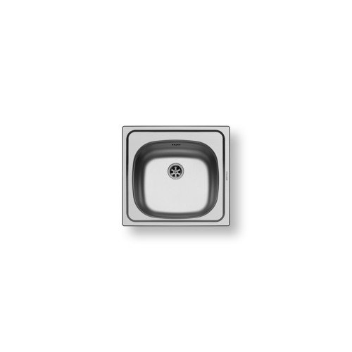 Pyramis Νεροχύτης Ένθετος Λείος Basic E33 (46,5Χ43,5) 100139601