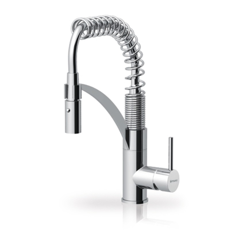 Pyramis Μπαταρία Κουζίνας Elegant Mini Cresento Χρωμέ 090900701