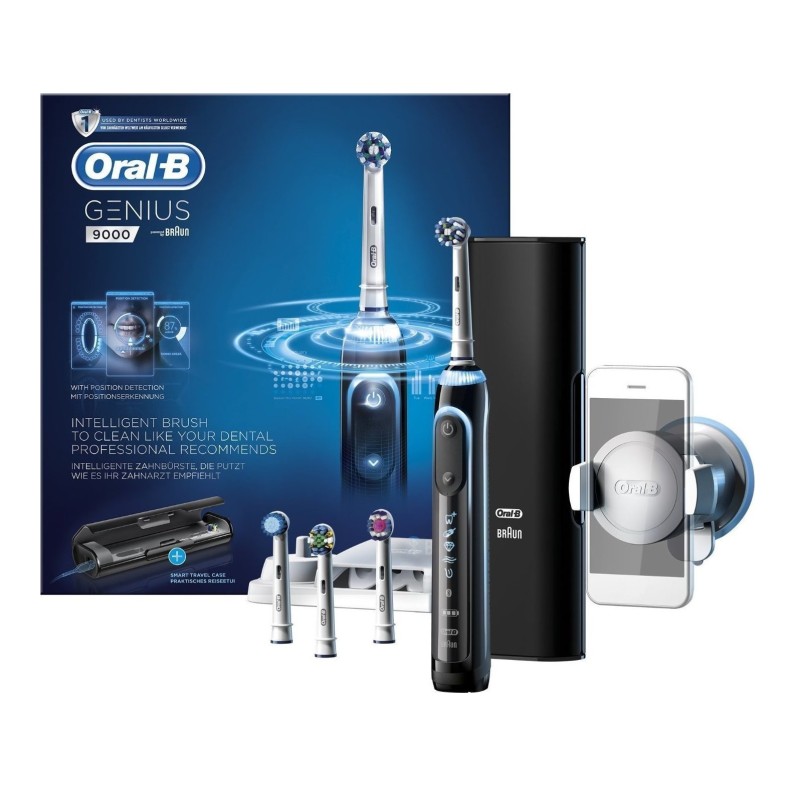 Oral-B Ηλεκτρική Οδοντόβουρτσα Genius 9000 Black