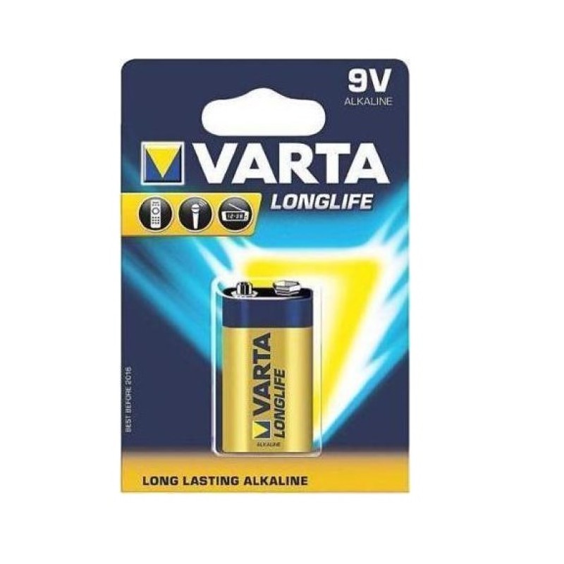Varta Αλκαλική Μπαταρία Longlife 9V 4122 (1τμχ)