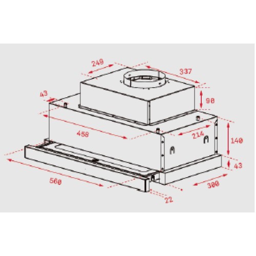 Teka Απορροφητήρας Συρόμενος CNL 6610 Inox 60cm