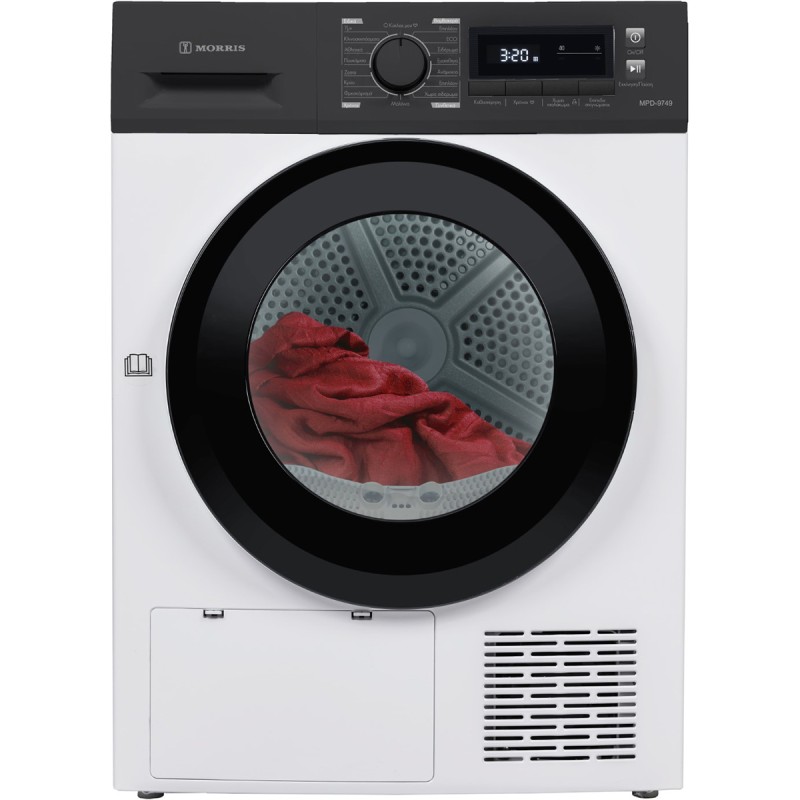 Morris Στεγνωτήριο Ρούχων MPD-9749 9kg A++ με Αντλία Θερμότητας