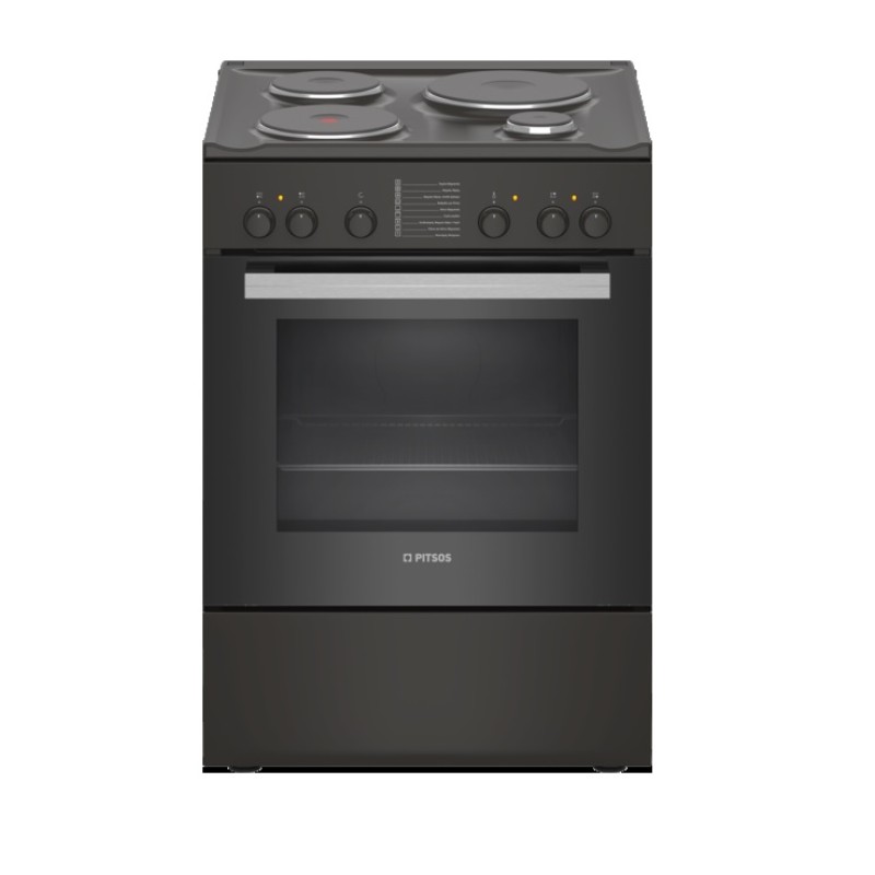 Pitsos Κουζίνα Εμαγιέ Family PHA009090 (66lt A) Καφέ