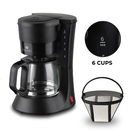 IQ Καφετιέρα Φίλτρου Executive CM-150 600W Black