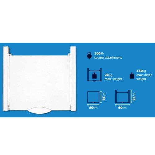 Roller Βάση Σύνδεσης Πλυντηρίου-Στεγνωτηρίου με Συρτάρι και Ιμάντα 00694