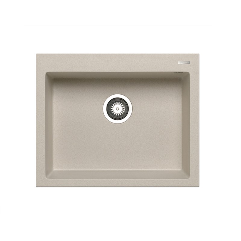 Pyramis Νεροχύτης Pyragranite Istros 1B 61x50 Beige (070045111)