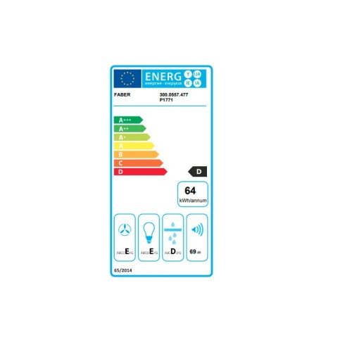 Faber Απορροφητήρας Ελεύθερος 741 BASE W A60 60cm (300.0557.477) Λευκό