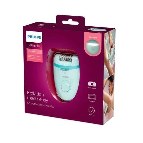 Philips Αποτριχωτική Μηχανή Satinelle Essential BRE265/00