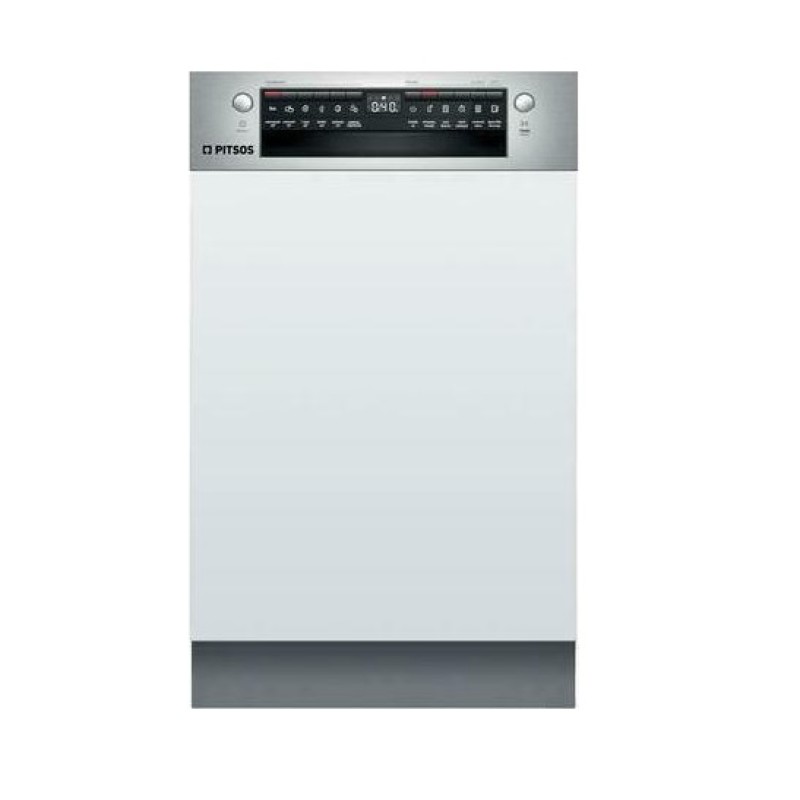 Pitsos Εντοιχιζόμενο Πλυντήριο Πιάτων DIS60I00 (45cm) Inox