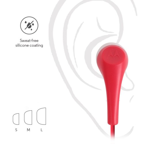 Motorola Ακουστικά Earbuds 2 Κόκκινο