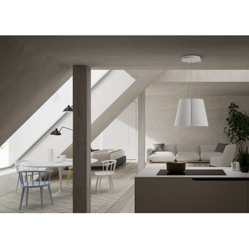 Faber Απορροφητήρας Νησίδα Beat WH Matt F45 (43cm)