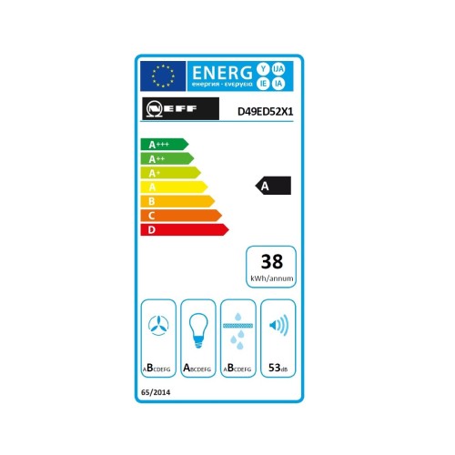 Neff Απορροφητήρας Συρόμενος D49ED52X1 90cm