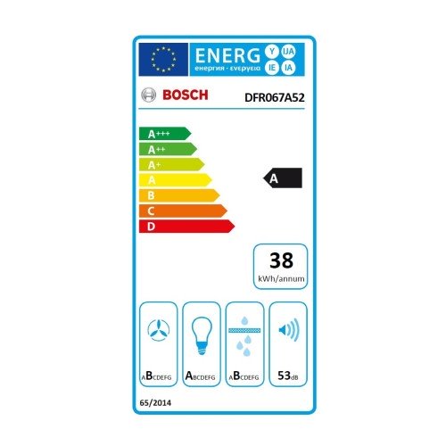Bosch Απορροφητήρας Συρόμενος DFR067A52 60cm