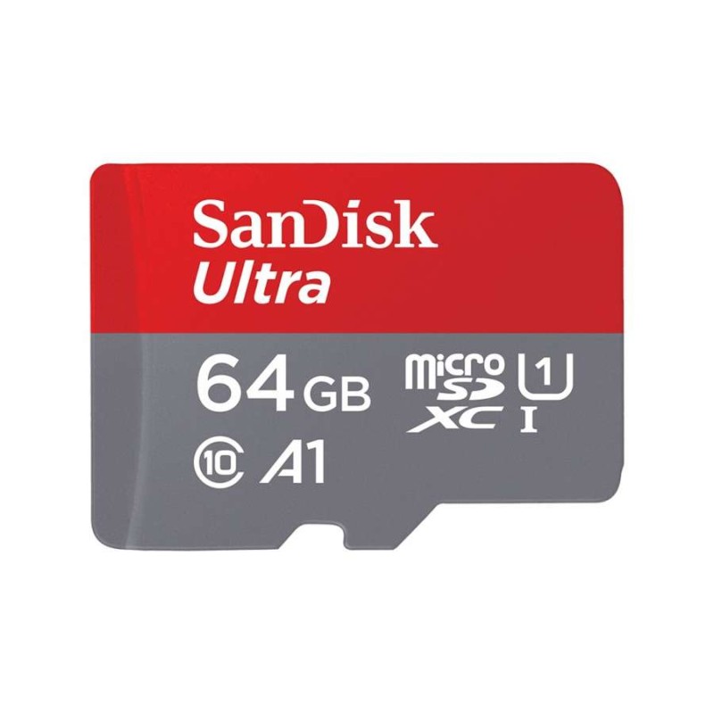 Sandisk Κάρτα Μνήμης Ultra 64GB 120MB/s (SDSQUA4-064G-GN6MA)(532615)