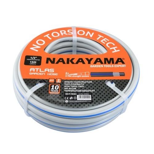Nakayama Λάστιχο Atlas GH4600 50m 5/8'' (024057)