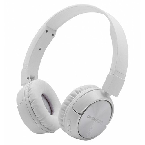 Crystal Audio Headphones Ασύρματα On Ear BT4-W Λευκά