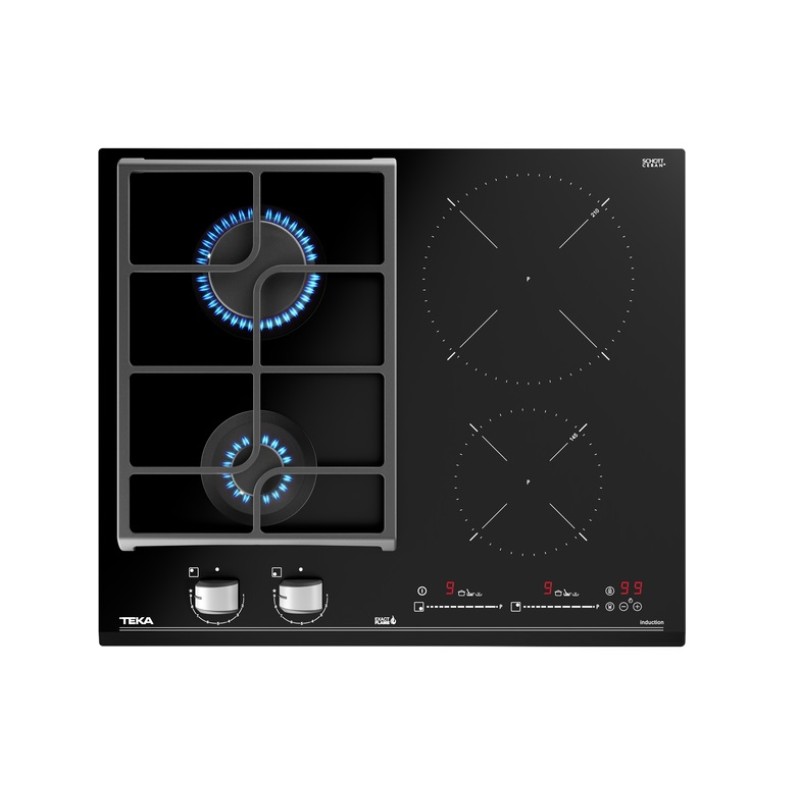 Teka Αυτόνομη Επαγωγική Εστία + Κεραμικό Πλατώ Γκαζιού JZC 64322 ABN (60cm)
