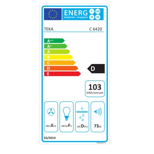 Teka Απορροφητήρας Ελεύθερος C 6420 60cm Inox