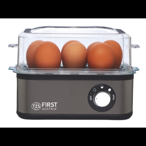  First Austria FA-5115-3-GR Βραστήρας αυγών για 8 αυγά 500 W γκρι σκούρο