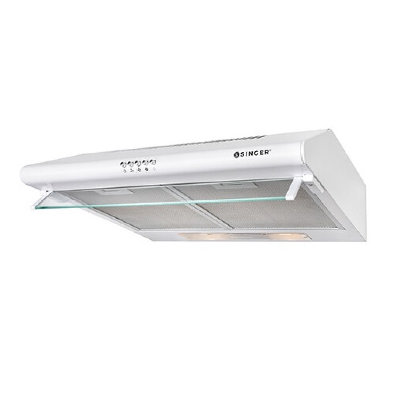 Singer Απορροφητήρας Ελεύθερος LIN602D 21 (23110-00020) 60cm Λευκός